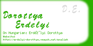 dorottya erdelyi business card